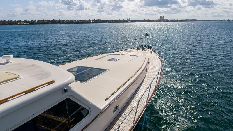Slide: The Image of 2006 Vicem 85 Classic yacht cruising on a sunny ocean. - 7