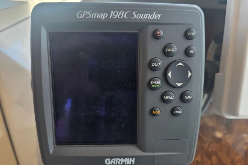 Slide: The Image of Garmin GPSmap 198C Sounder on 1994 Sea Ray 370 Express Cruiser. - 14