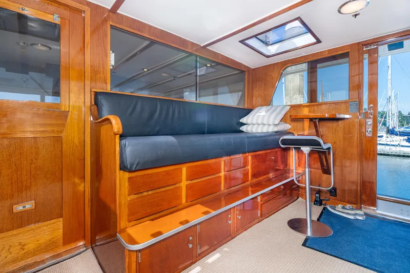 Slide: The Image of Interior of the 1971 Burger 64 Pilothouse Motoryacht. - 19