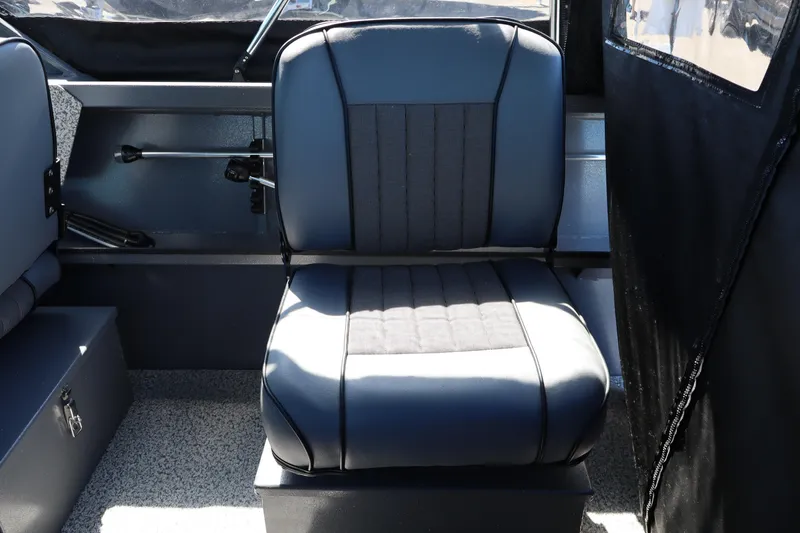 Slide: The Image of 2026 Alumaweld Talon 18 interior seat, featuring sleek design and comfortable upholstery. - 12