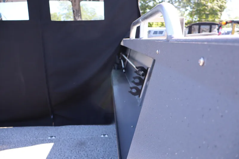 Slide: The Image of Interior view of 2026 Alumaweld Talon 18 boat, featuring sleek design and durable materials. - 7