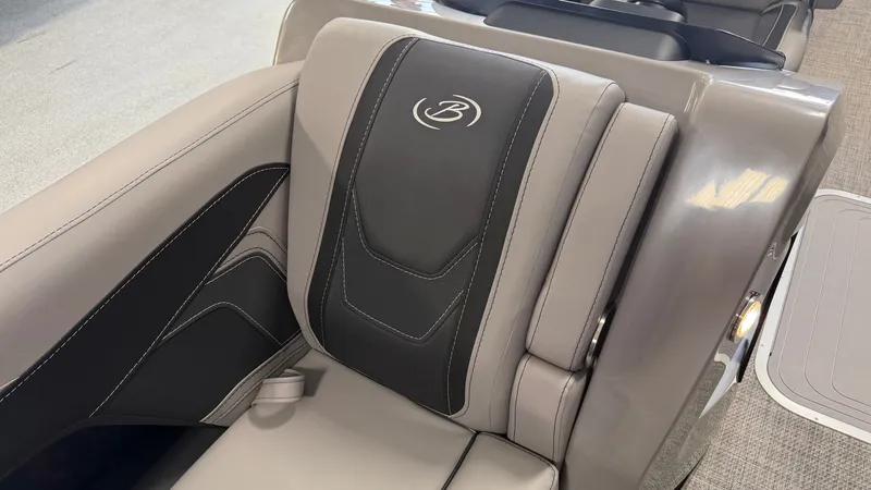 Slide: The Image of Luxurious seating with Barletta logo in a modern boat. - 21