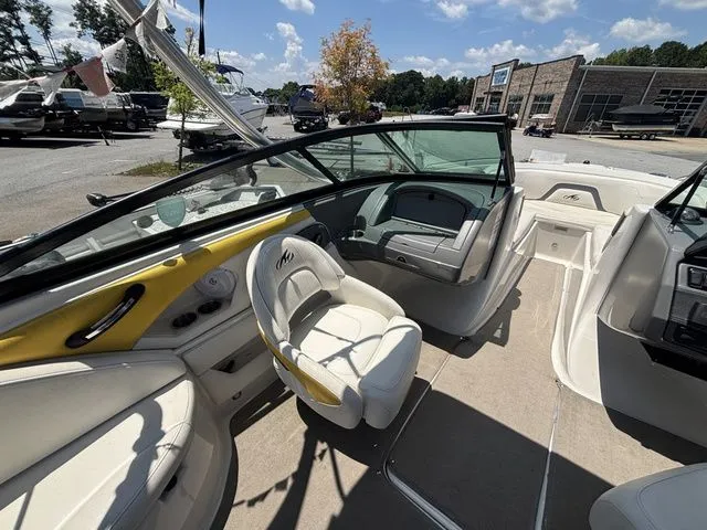 Slide: The Image of Interior view of a 2012 Monterey 224 FS BR boat in sunny weather. - 20