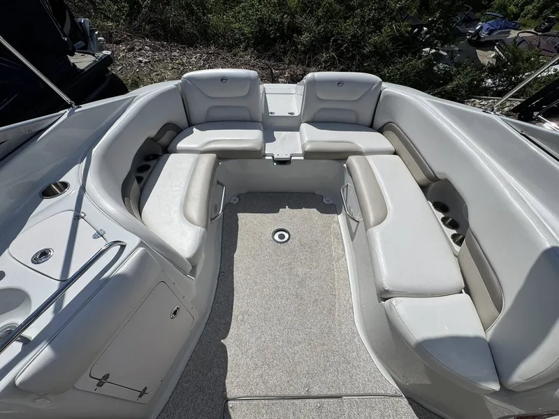 Slide: The Image of Interior of 2008 Crownline Bowrider 270 BR with comfortable seating. - 14