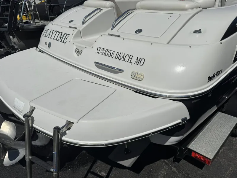 Slide: The Image of 2008 Crownline Bowrider 270 BR boat docked in Sunrise Beach, MO. - 6