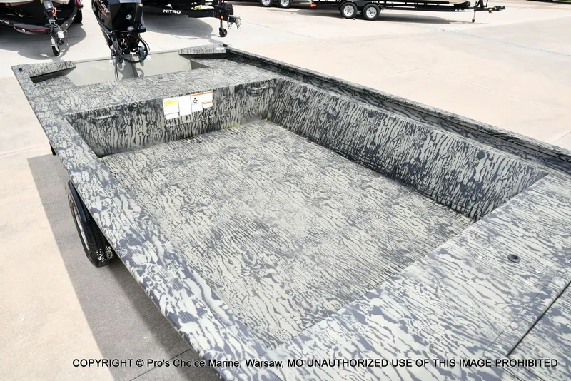 Slide: The Image of 2026 Tracker Grizzly 1648 Jon boat with camouflage pattern. - 17