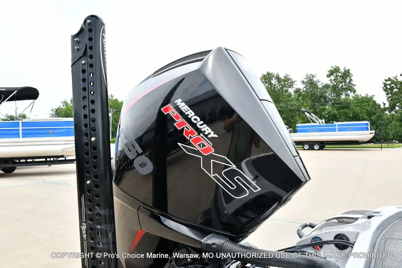 Slide: The Image of 2024 Nitro Z21 XL Pro with Mercury Pro XS engine. - 22