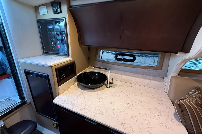 Slide: The Image of 2017 Cobalt A40 Coupe interior with marble countertop and modern sink. - 61