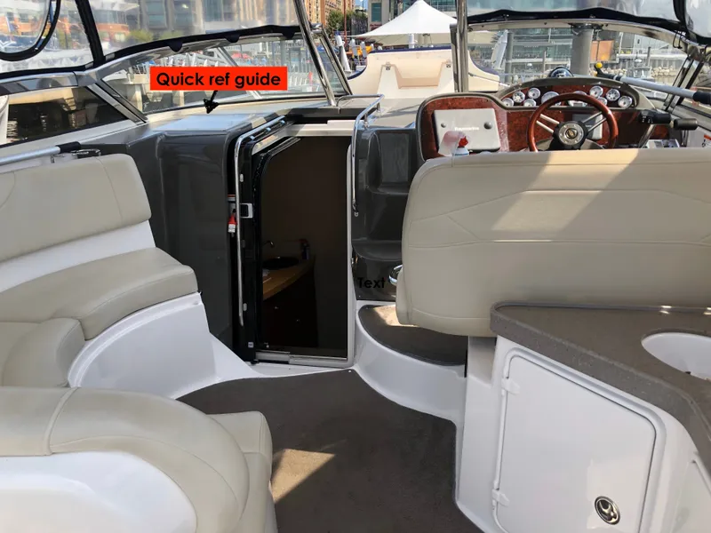 Slide: The Image of Interior of 2009 Regal Commodore 3760 IO yacht. - 10