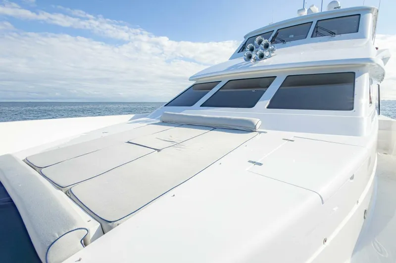 Slide: The Image of 2009 Hargrave Enclosed Bridge yacht with spacious sun deck and ocean view. - 71