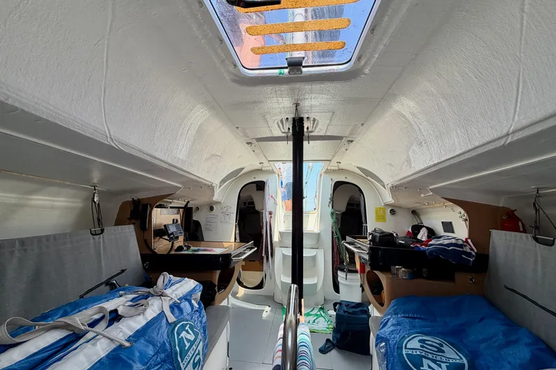 Slide: The Image of Interior of 2020 Jeanneau Sun Fast 3300 sailboat, featuring compact and functional design. - 44