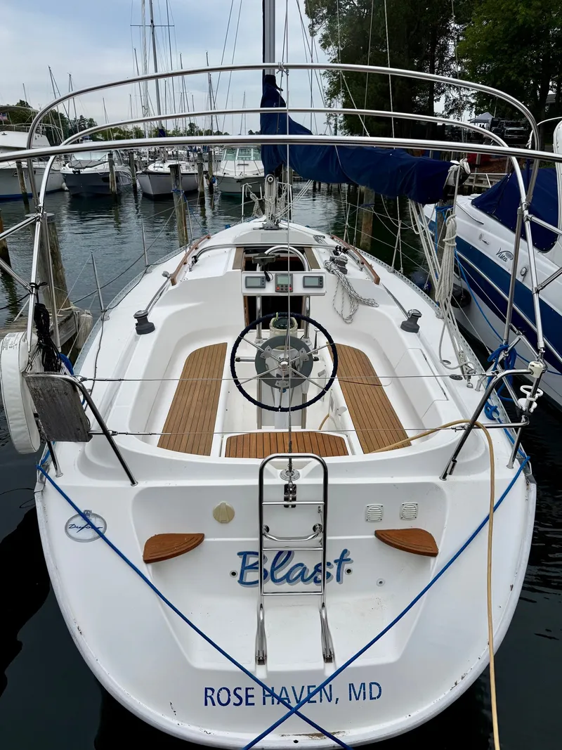 Slide: The Image of Dufour 32 Classic 2000 sailboat docked in Rose Haven, MD. - 1