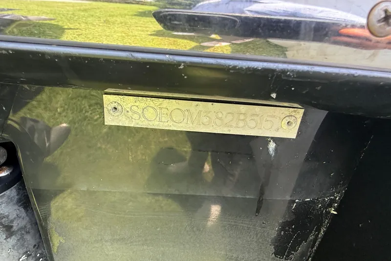 Slide: The Image of Hull identification number on a 2015 Blackwood 27 boat. - 34