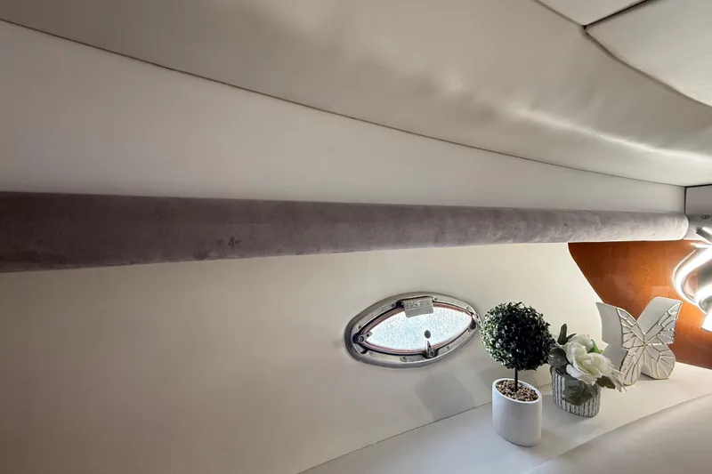 Slide: The Image of Luxurious interior of 2007 Meridian 459 Motoryacht with elegant lighting and decor. - 59