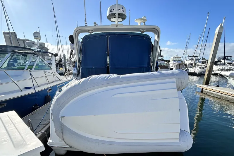 Slide: The Image of Inflatable dinghy, and dinghy motor are included. - 7