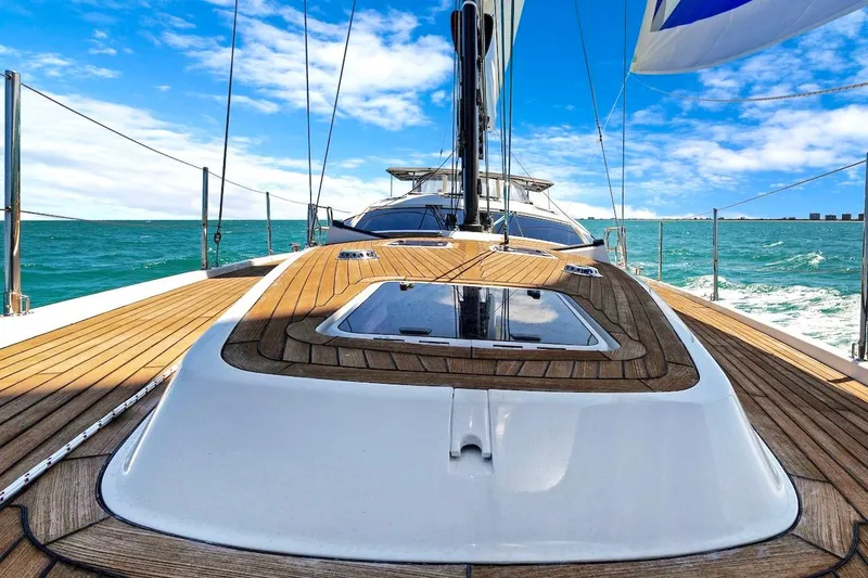 Slide: The Image of Sailing yacht Southerly 57 RS 2011 on open sea with clear skies. - 12