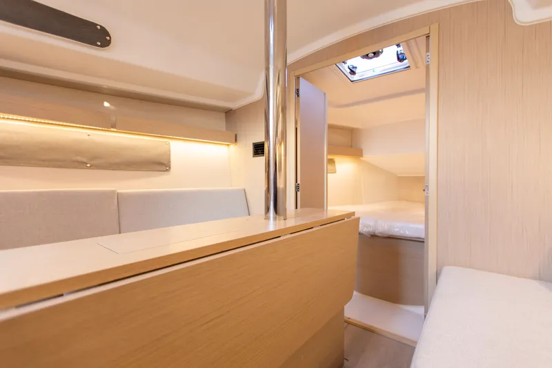 Slide: The Image of Interior of Beneteau Oceanis 34.1 yacht, model year 2026. - 10