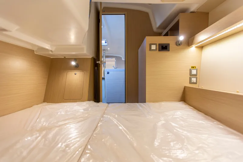 Slide: The Image of Storage area in Beneteau Oceanis 34.1 with Raymarine equipment, 2026. - 16