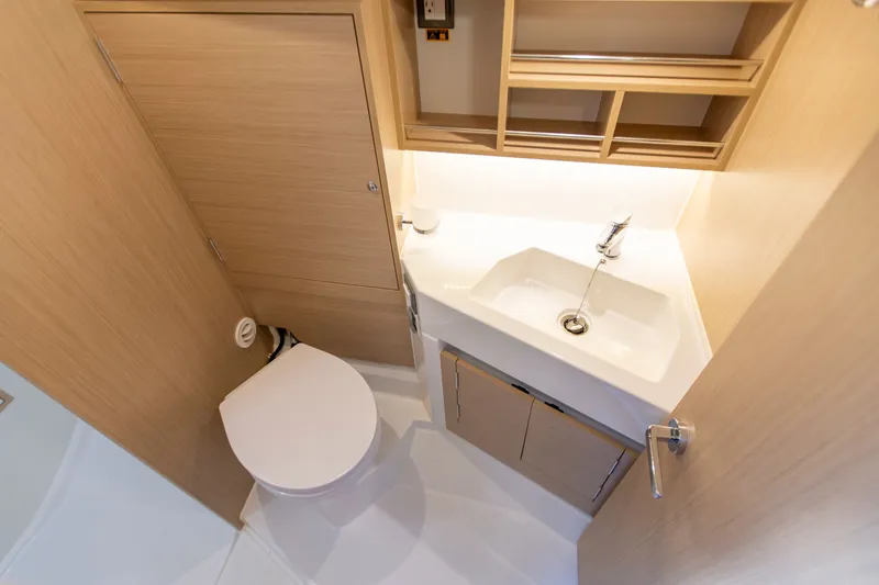 Slide: The Image of Interior of Beneteau Oceanis 34.1 yacht, model year 2026. - 8