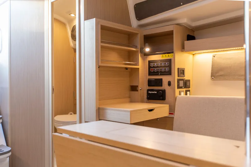 Slide: The Image of Interior of Beneteau Oceanis 34.1 yacht, year 2026. - 9