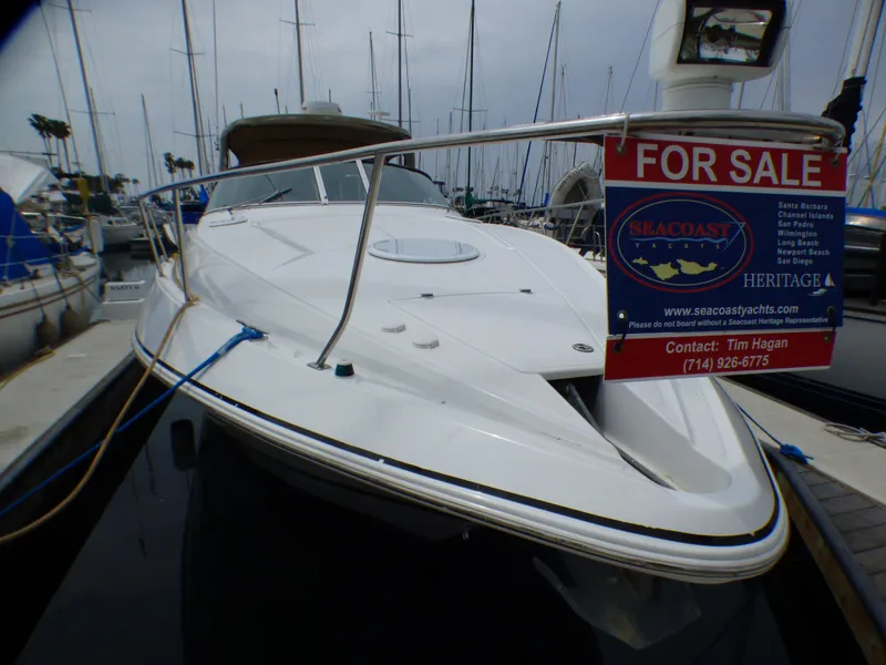 Slide: The Image of 2001 Cruisers Yachts 340 Express for sale at marina. - 3