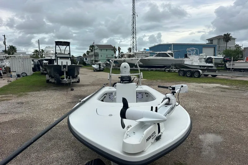 Slide: The Image of 2024 Ankona Advent boat in a marina with overcast skies and surrounding vessels. - 3