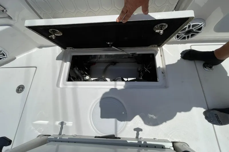 Slide: The Image of AFT BILGE ACCESS HATCH HINGED W/DRIP RAILS - 36