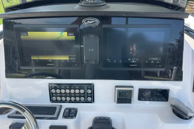 Slide: The Image of TWIM GARMIN MFD 8612'S WITH 24ML HD DIGITAL RADAR, FF/SOUNDER. - 49