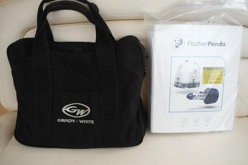 Slide: The Image of Grady-White Freedom 325 accessories with Fischer Panda packaging, 2019 model. - 35