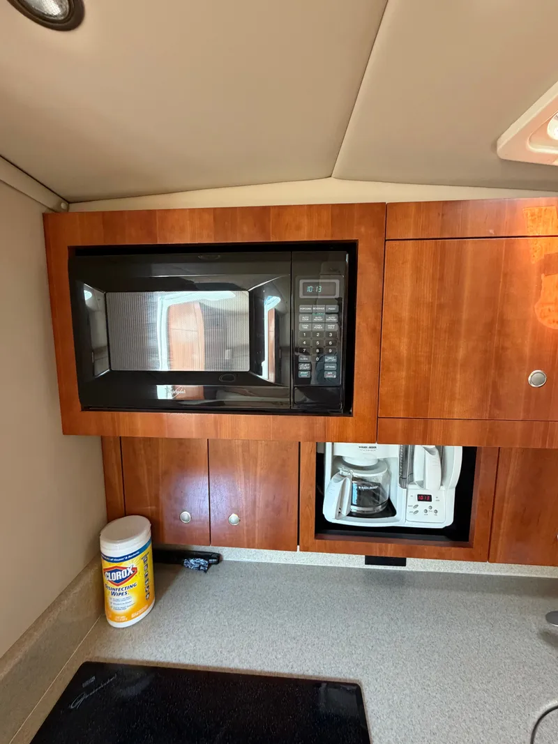 Slide: The Image of Galley in a 2005 Rampage 33 Express yacht. - 34