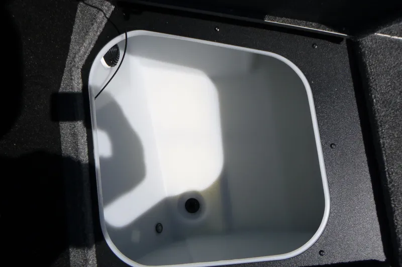 Slide: The Image of Livewell compartment in 2025 Alumacraft Trophy 185X Sport boat. - 10