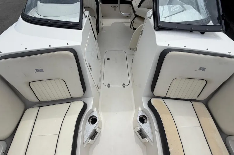 Slide: The Image of Interior of 2023 Stingray 231 DC boat with seating. - 44