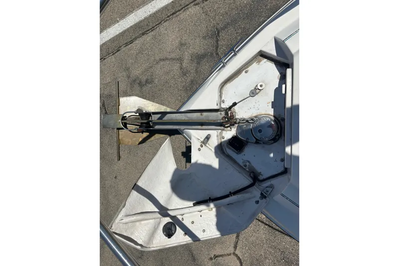 Slide: The Image of Bow of a 1994 Four Winns 278 Vista boat with anchor and winch system. - 23