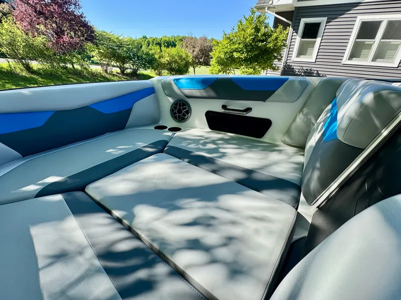 Slide: The Image of Interior of a 2022 Axis Wake Research A24 boat. - 27