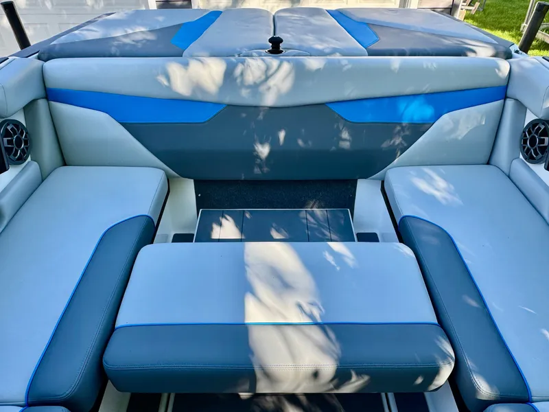 Slide: The Image of Interior of a 2022 Axis Wake Research A24 boat. - 32