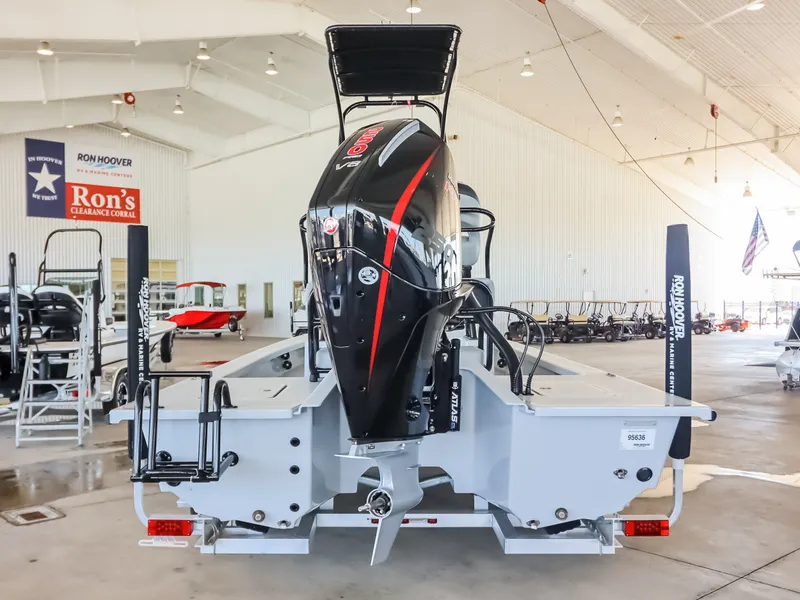 Slide: The Image of 2026 Majek M2 Illusion in a showroom with an outboard motor. - 5