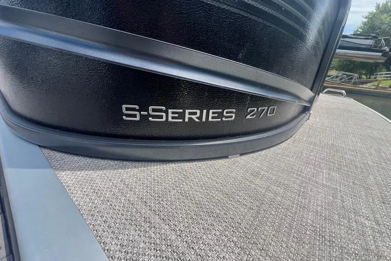 Slide: The Image of Premier 270 Super Sport boat, 2017 model, S-Series branding on deck. - 5