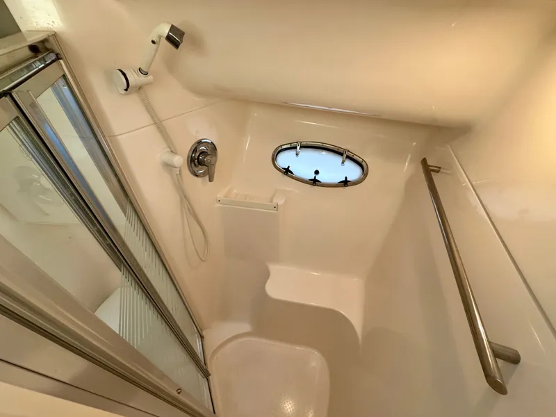 Slide: The Image of Shower in Tiara Yachts 4100 Open, 1999 model. - 46