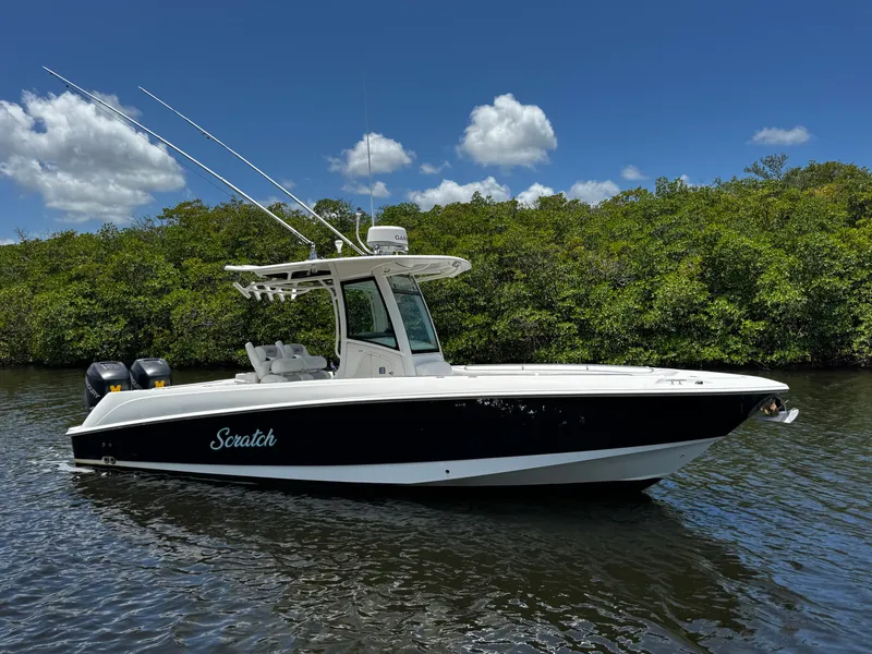 The Image of 2011 Boston Whaler 280 Outrage boat on calm water. - 0