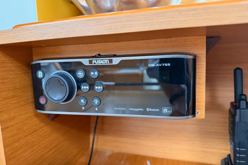 Slide: The Image of Fusion MS-AV755 stereo system on Jeanneau Sun Odyssey 50 DS, 2014 model. - 53