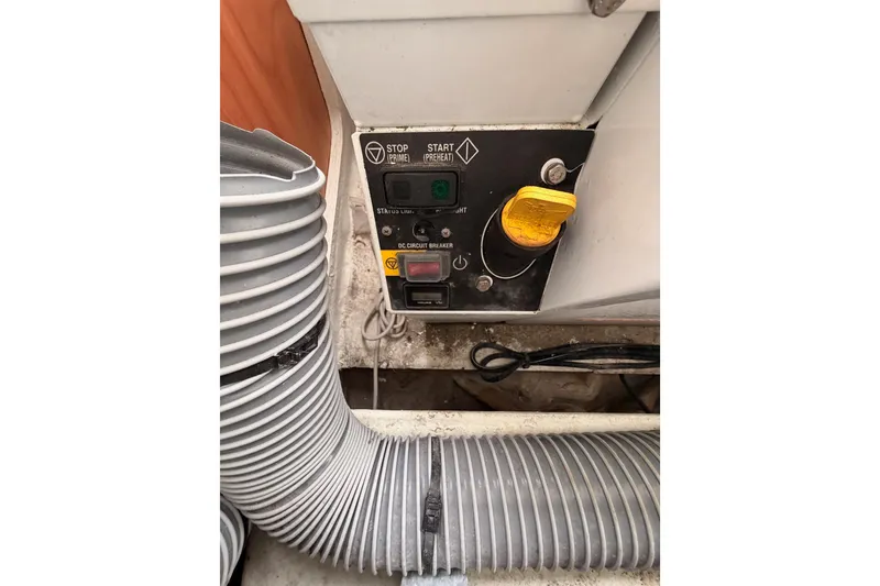 Slide: The Image of Control panel and ductwork on a 2014 Jeanneau Sun Odyssey 50 DS yacht. - 82