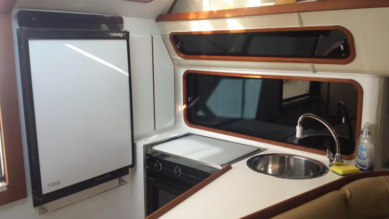 Slide: The Image of Galley with Stainless Steel Sink - 19