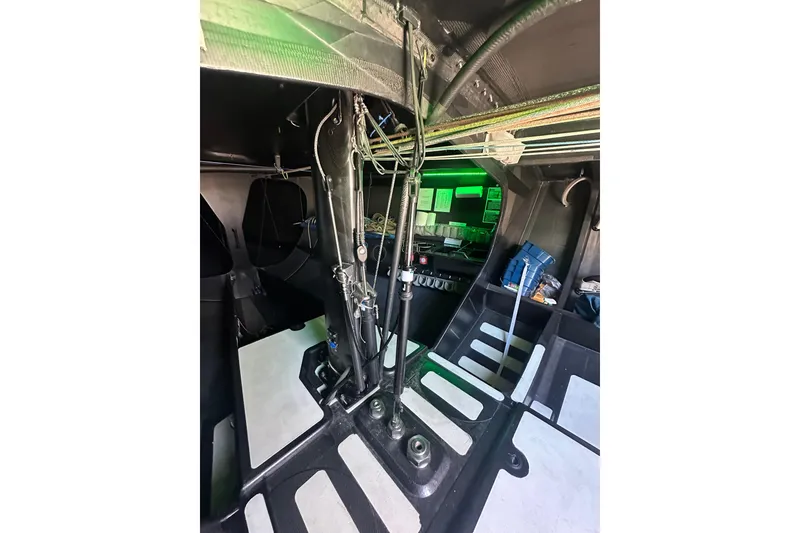 Slide: The Image of Interior of a 2018 Botin 56 yacht, showcasing advanced rigging and equipment. - 26
