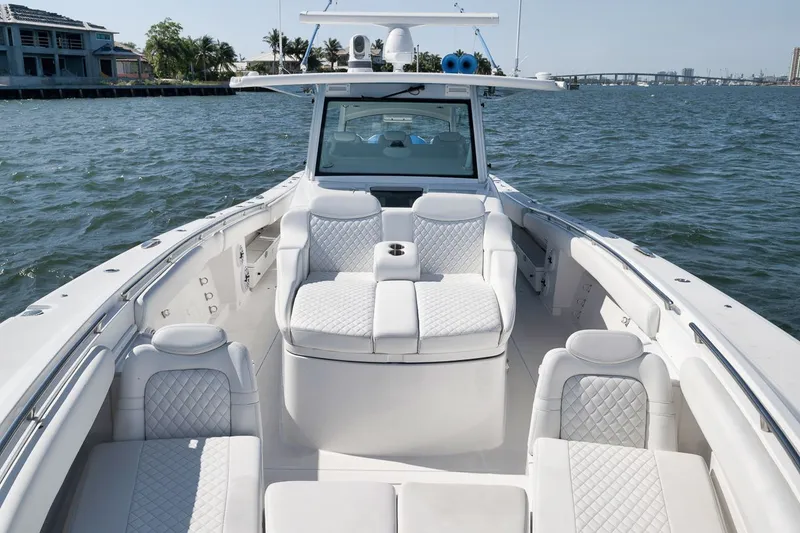 Slide: The Image of Luxurious interior of HCB 53 Suenos yacht, 2023 model. - 41