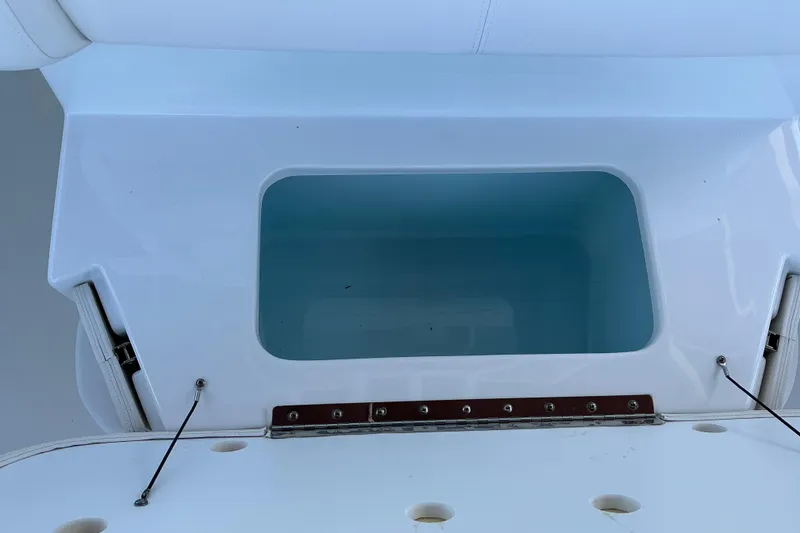 Slide: The Image of Livewell compartment on a 2019 Sea Hunt Ultra 255 SE boat. - 31