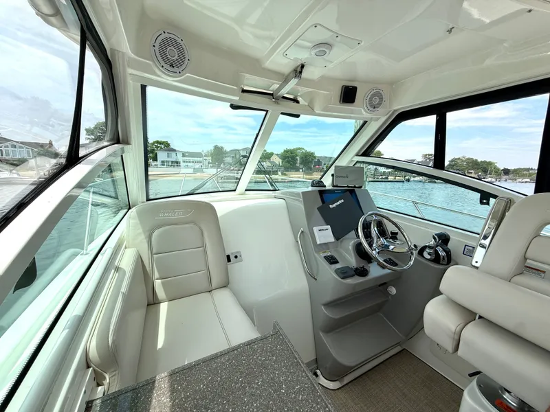 Slide: The Image of Interior of a 2016 Boston Whaler 285 Conquest boat. - 24