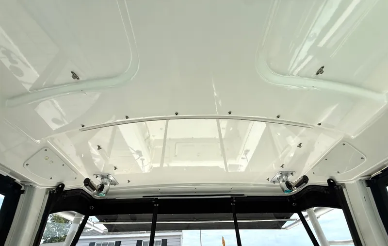 Slide: The Image of Interior view of 2016 Boston Whaler 285 Conquest boat deck. - 32