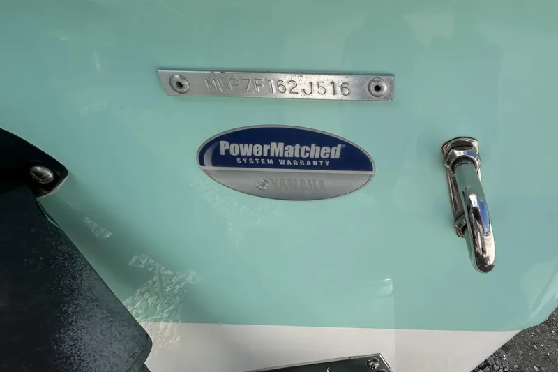 Slide: The Image of 2016 Tidewater 210 LXF boat with PowerMatched Yamaha system warranty badge. - 35