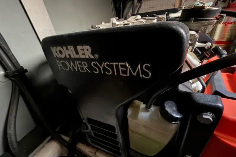 Slide: The Image of Kohler Power Systems engine in a 2007 Monterey 350 Sport Yacht. - 68
