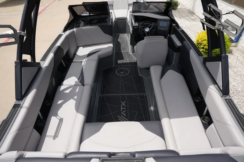Slide: The Image of Interior of a 2021 ATX 24 Type-S surf boat. - 20